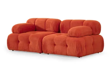 Belgin Modulsofa 2-personers - Rød Manchester - Møbler - Sofaer - Modulsofaer - Komplet modulsofa