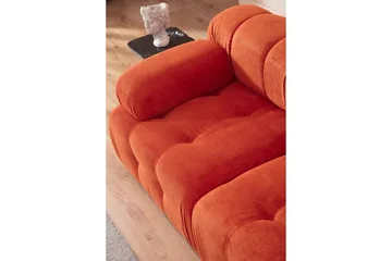 Belgin Modulsofa 2-personers - Rød Manchester - Møbler - Sofaer - Modulsofaer - Komplet modulsofa