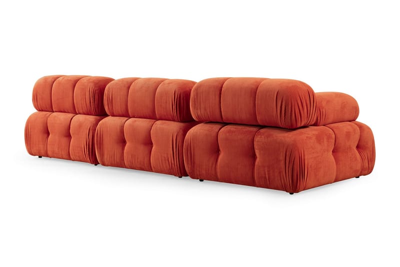 Belgin Modulsofa 3-personers - Rød - Møbler - Sofaer - Modulsofaer - Komplet modulsofa