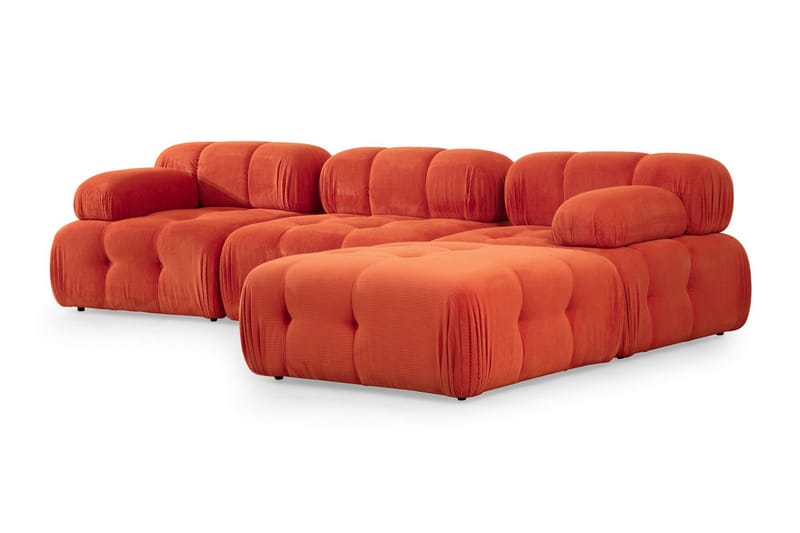 Belgin Modulsofa 3-personers - Rød - Møbler - Sofaer - Modulsofaer - Komplet modulsofa