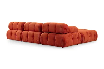 Belgin Modulsofa 3-personers - Rød - Møbler - Sofaer - Modulsofaer - Komplet modulsofa