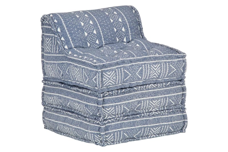 Modulær Loungesofa Stof Indigo - Komplet modulsofa