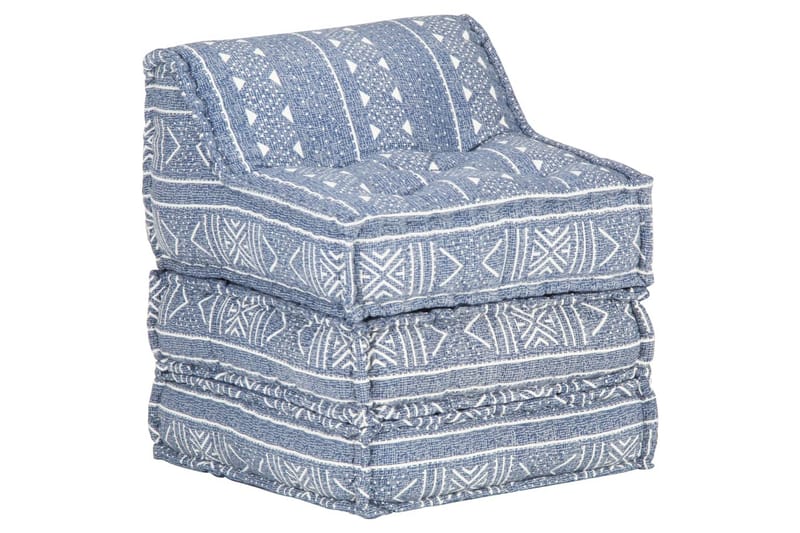 Modulær Loungesofa Stof Indigo - Komplet modulsofa