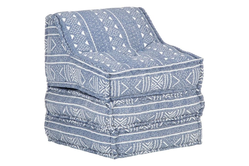 Modulær Loungesofa Stof Indigo - Komplet modulsofa