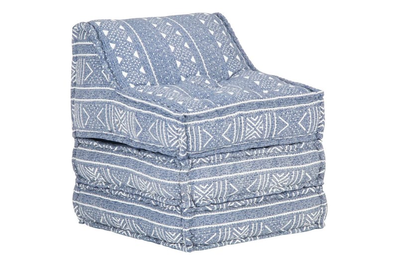 Modulær Loungesofa Stof Indigo - Komplet modulsofa