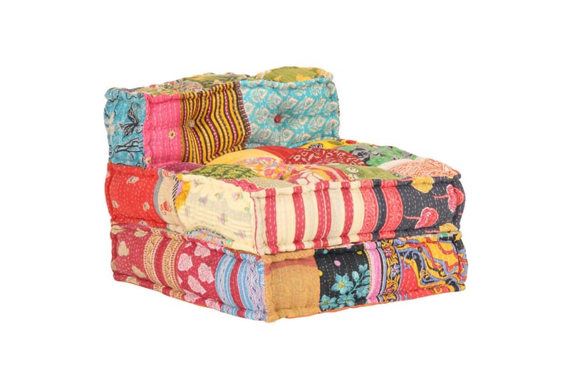 Modulær Sofa Stof Patchwork - Møbler - Sofaer - Modulsofaer - Komplet modulsofa