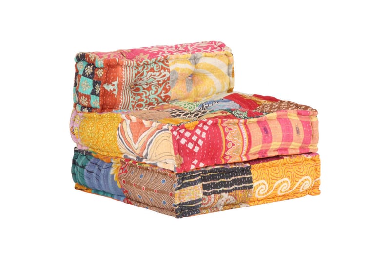 Modulær Sofa Stof Patchwork - Møbler - Sofaer - Modulsofaer - Komplet modulsofa