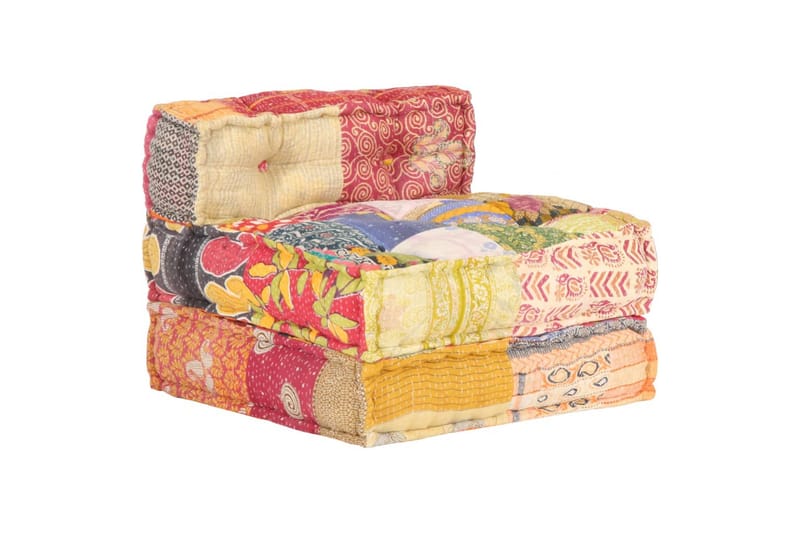 Modulær Sofa Stof Patchwork - Møbler - Sofaer - Modulsofaer - Komplet modulsofa