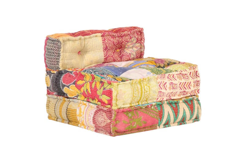 Modulær Sofa Stof Patchwork - Møbler - Sofaer - Modulsofaer - Komplet modulsofa