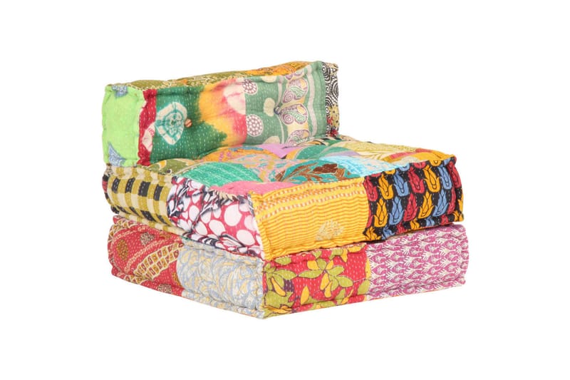 Modulær Sofa Stof Patchwork - Møbler - Sofaer - Modulsofaer - Komplet modulsofa