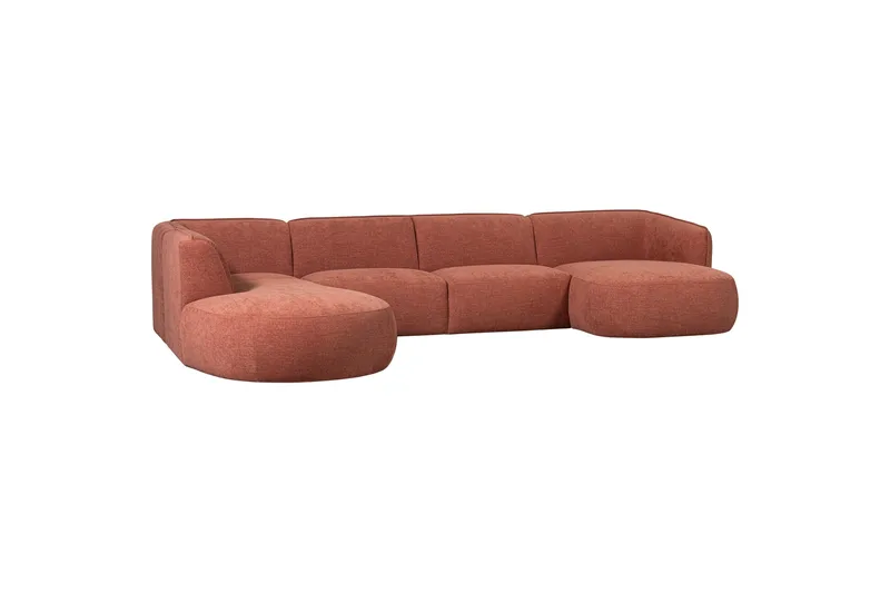 More Modulsofa - Lyserød - Møbler - Sofaer - Modulsofaer - Komplet modulsofa