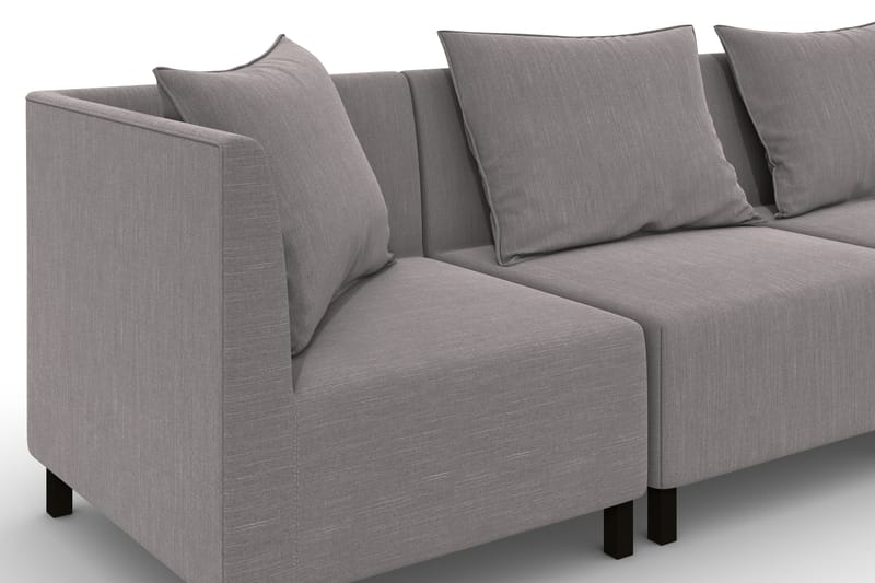 Noelia Modulhjørnesofa Vendbar - Hørgrå - Møbler - Sofaer - Modulsofaer - Komplet modulsofa