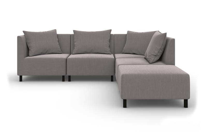 Noelia Modulhjørnesofa Vendbar - Hørgrå - Møbler - Sofaer - Modulsofaer - Komplet modulsofa