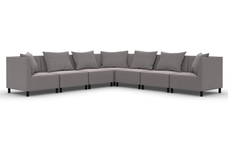 Noelia Modulhjørnesofa Vendbar - Hørgrå - Møbler - Sofaer - Modulsofaer - Komplet modulsofa