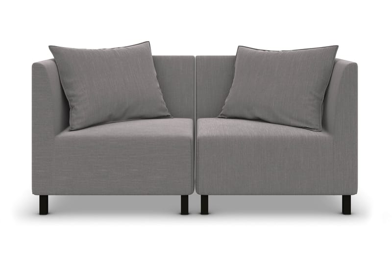 Noelia Modulsofa 2-pers - Hørgrå - Møbler - Sofaer - Modulsofaer - Komplet modulsofa