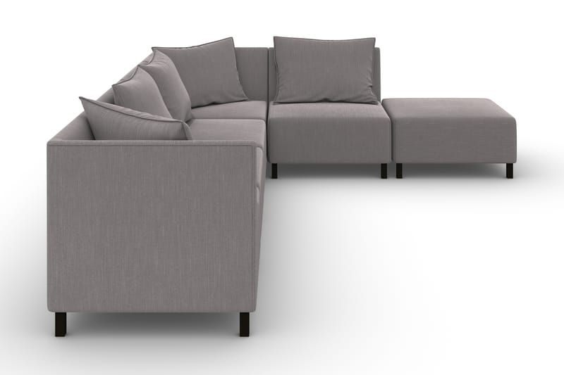 Noelia Modulsofa med Chaiselong Vendbar - Hørgrå - Møbler - Sofaer - Modulsofaer - Komplet modulsofa