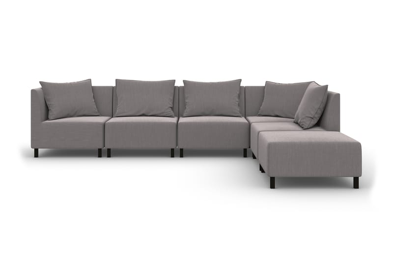 Noelia Modulsofa med Chaiselong Vendbar - Hørgrå - Møbler - Sofaer - Modulsofaer - Komplet modulsofa