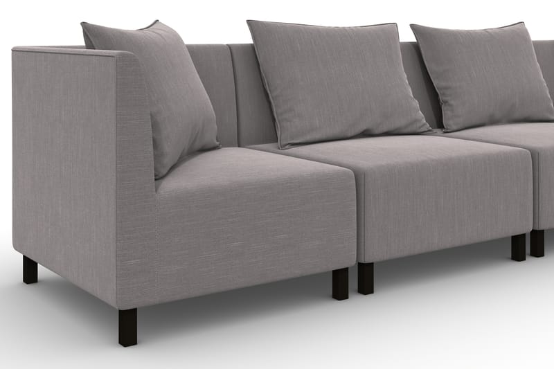 Noelia Modulsofa med Chaiselong Vendbar - Hørgrå - Møbler - Sofaer - Modulsofaer - Komplet modulsofa