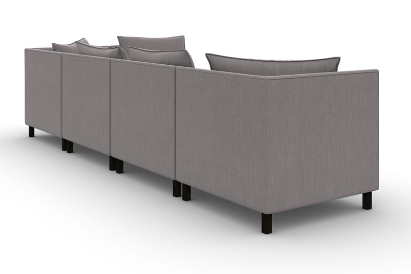 Noelia Modulsofa med Chaiselong Vendbar - Hørgrå - Møbler - Sofaer - Modulsofaer - Komplet modulsofa