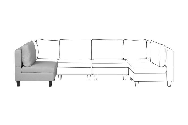Skintebo Modulsofa - Grå - Møbler - Sofaer - Modulsofaer - Midtermodul