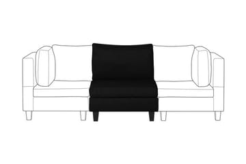 Skintebo Modulsofa - Sort - Møbler - Sofaer - Modulsofaer - Midtermodul