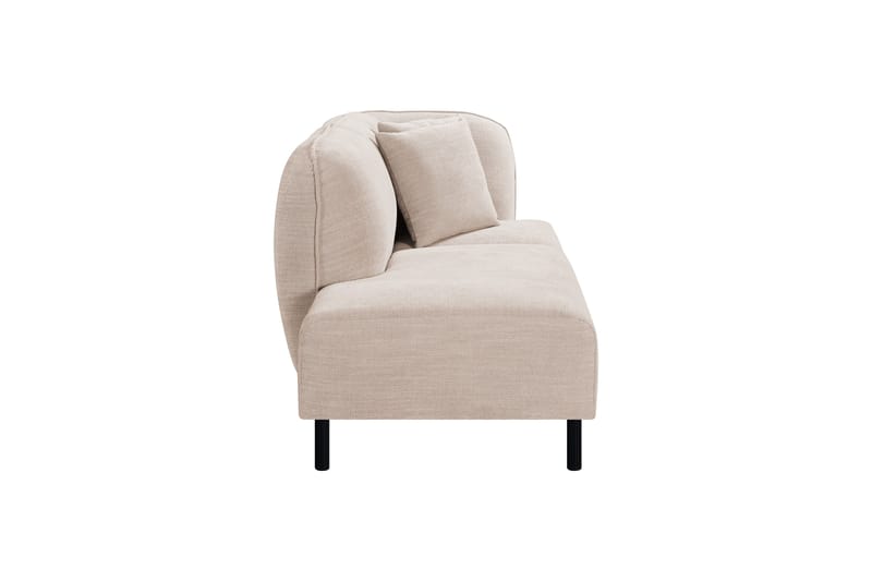 Space 2-Pers. Modulsofa med Chaiselong - Beige - Møbler - Sofaer - Modulsofaer - Komplet modulsofa