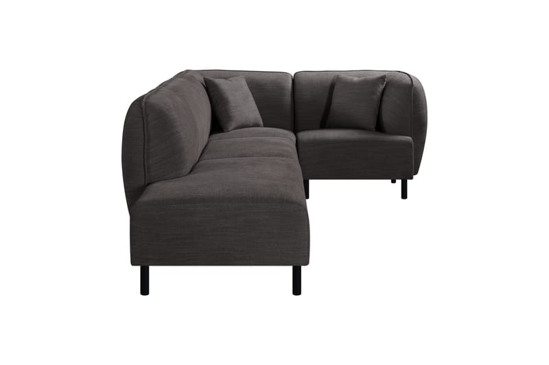 Space 4-Pers. Modulsofa med Chaiselong - Mørkegrå - Møbler - Sofaer - Modulsofaer - Komplet modulsofa
