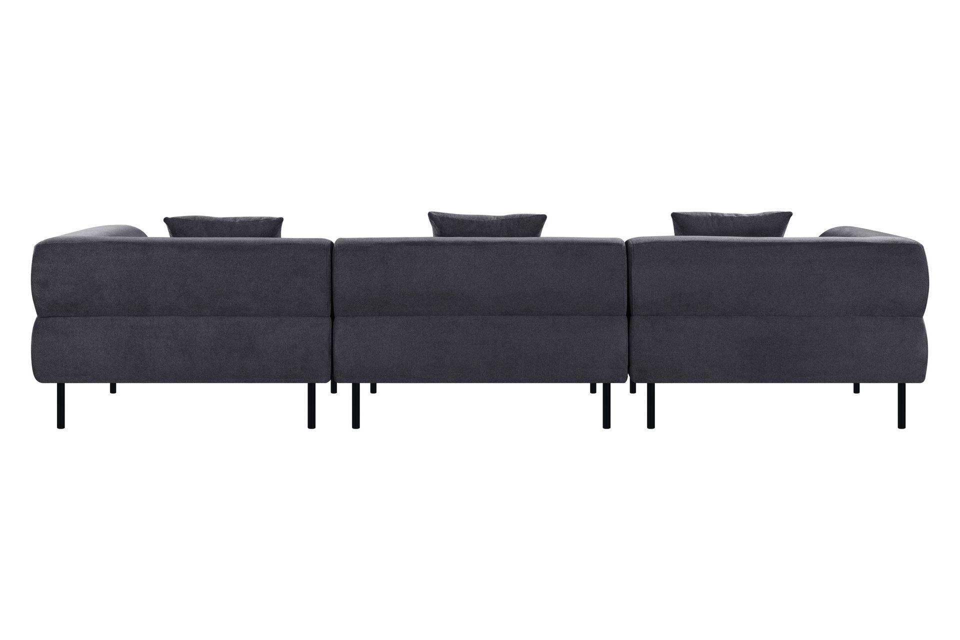 Stratham 3-personers Modulsofa Divan Højre - Blå - Møbler - Sofaer - Modulsofaer - Komplet modulsofa