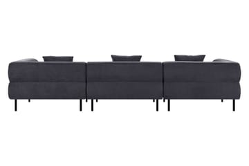 Stratham 3-personers Modulsofa Divan Højre - Blå - Møbler - Sofaer - Modulsofaer - Komplet modulsofa