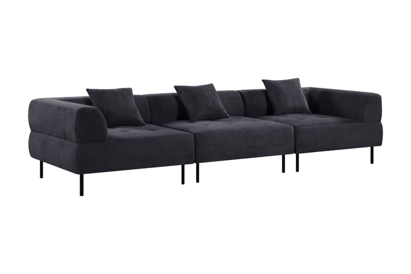 Stratham 3-personers Modulsofa - Blå - Møbler - Sofaer - Modulsofaer - Komplet modulsofa