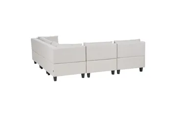 Komplett modulsoffa Beige, Black - Møbler - Sofaer - Modulsofaer - Komplet modulsofa