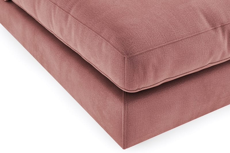 Arken 1-personers Midtermodul i Fløjl 90 cm bred - Rosa - Møbler - Sofaer - Modulsofaer - Midtermodul