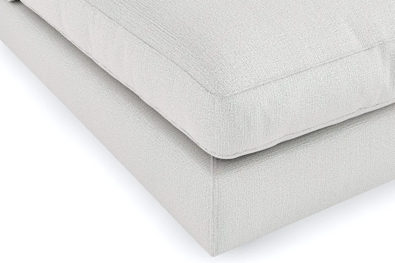 Arken 1-personers Midtermodul i Stof 90 cm bred - Lysegrå - Møbler - Sofaer - Modulsofaer - Midtermodul