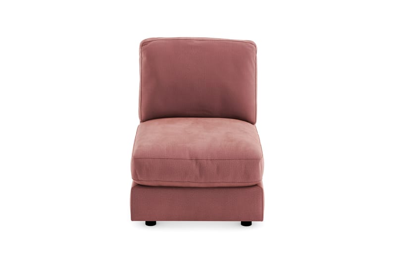 Arken 1-personers Midtermodul i Fløjl 70 cm bred - Rosa - Møbler - Sofaer - Modulsofaer - Midtermodul