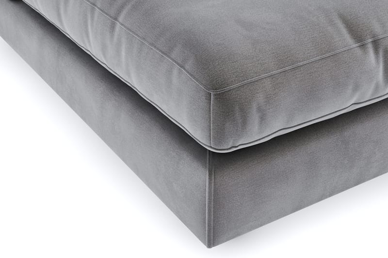 Arken 1-personers Midtermodul i Fløjl 70 cm bred - Mørkegrå - Møbler - Sofaer - Modulsofaer - Midtermodul