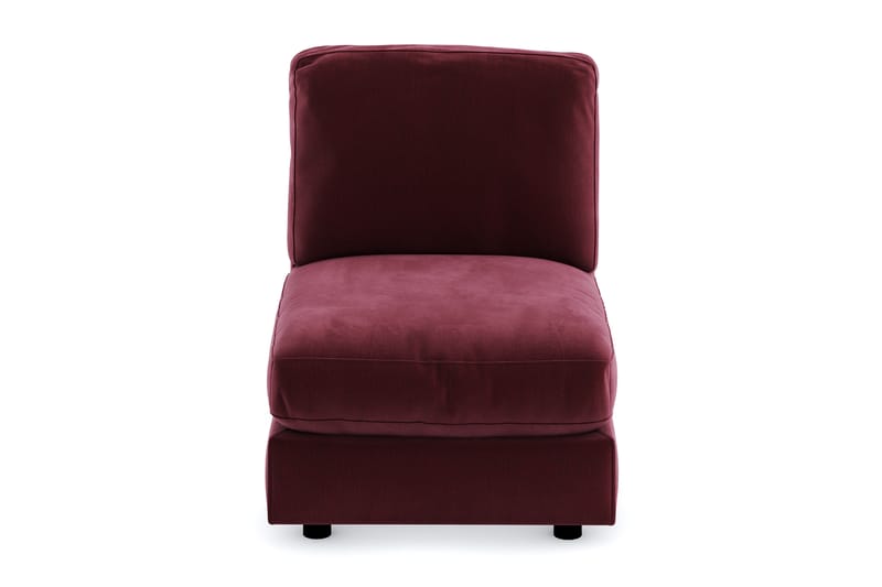 Arken 1-personers Midtermodul i Fløjl 70 cm bred - Lilla - Møbler - Sofaer - Modulsofaer - Midtermodul