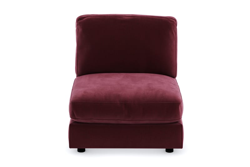 Arken 1-personers Midtermodul i Fløjl 90 cm bred - Lilla - Møbler - Sofaer - Modulsofaer - Midtermodul