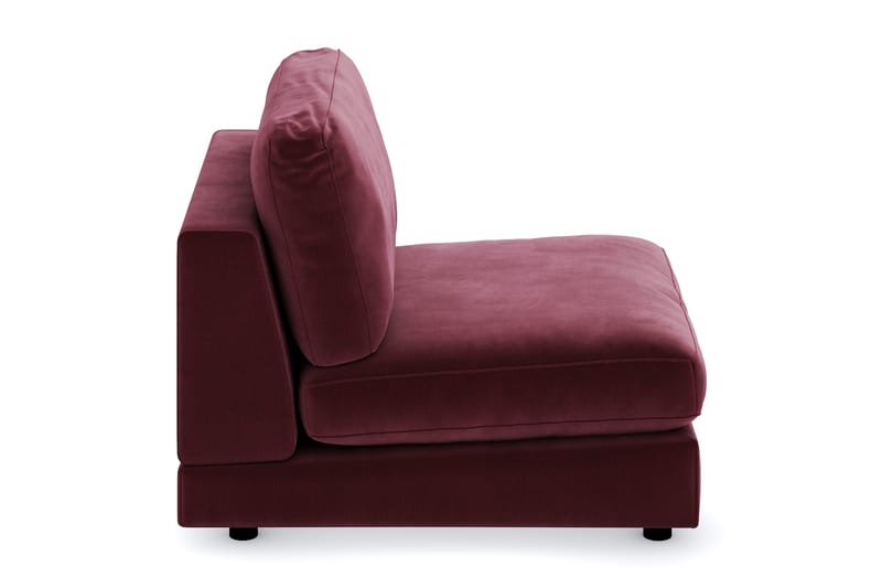 Arken 1-personers Midtermodul i Fløjl 90 cm bred - Lilla - Møbler - Sofaer - Modulsofaer - Midtermodul
