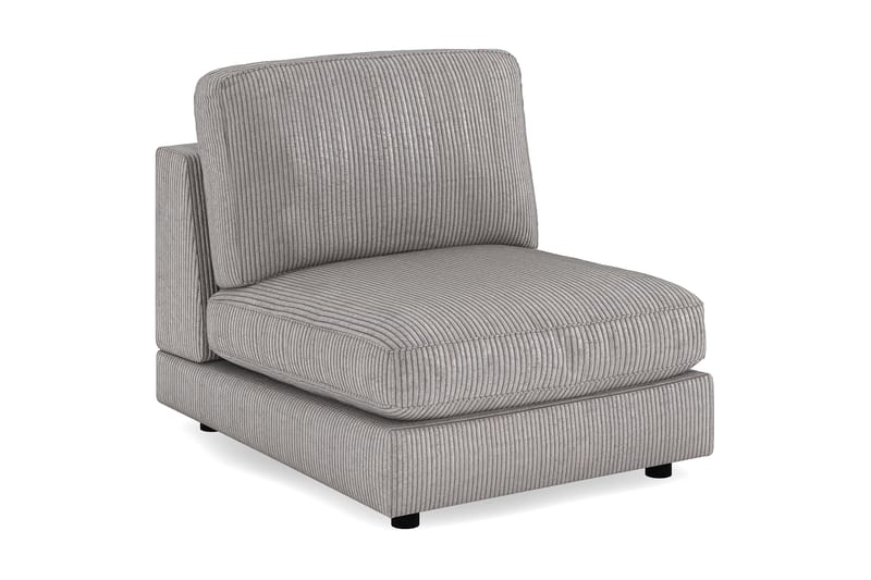 Arken 1-personers Midtermodul i Manchester 90 cm bred - Mørkegrå - Møbler - Sofaer - Modulsofaer - Midtermodul