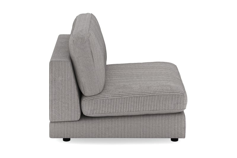Arken 1-personers Midtermodul i Manchester 90 cm bred - Mørkegrå - Møbler - Sofaer - Modulsofaer - Midtermodul