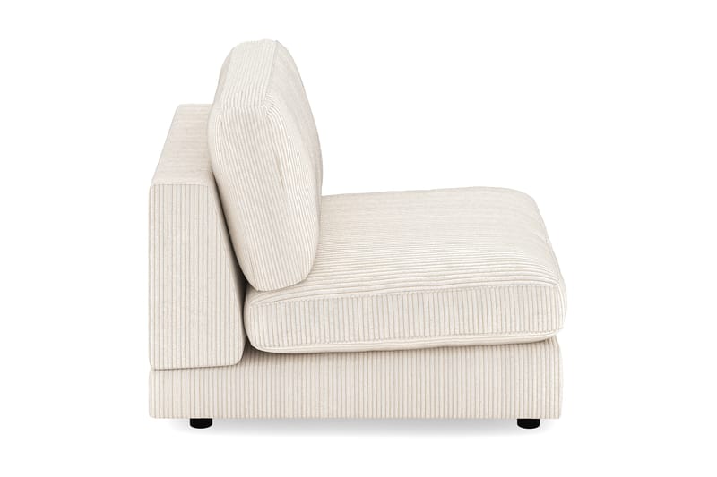 Arken 1-personers Midtermodul i Manchester 90 cm bred - Beige - Møbler - Sofaer - Modulsofaer - Midtermodul
