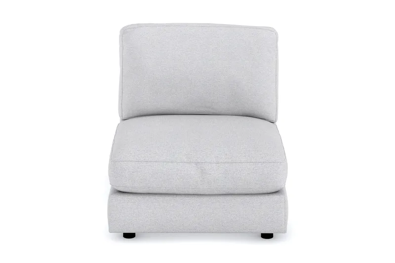 Arken 1-personers Midtermodul i Stof 90 cm bred - Lysegrå - Møbler - Sofaer - Modulsofaer - Midtermodul