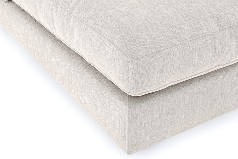 Arken 1-personers Midtermodul i Fløjl 90 cm bred - Cremehvid - Møbler - Sofaer - Modulsofaer - Midtermodul