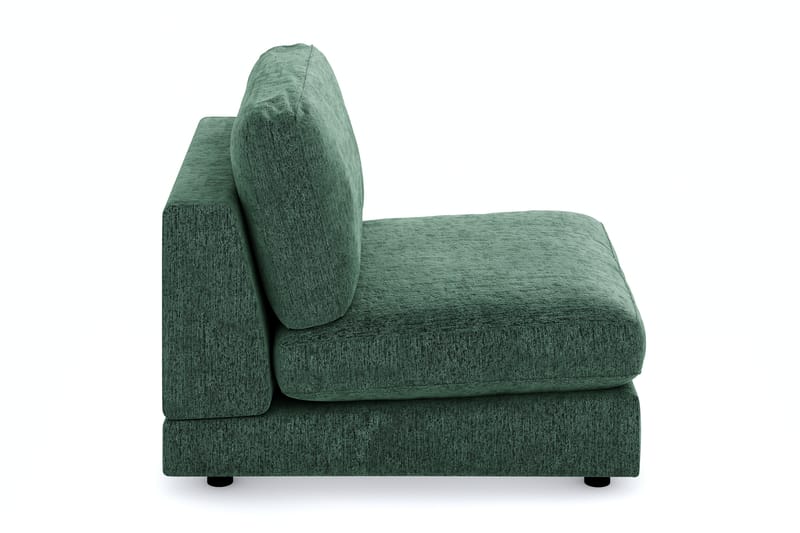 Arken 1-personers Midtermodul i Fløjl 90 cm bred - Mørkegrøn - Møbler - Sofaer - Modulsofaer - Midtermodul