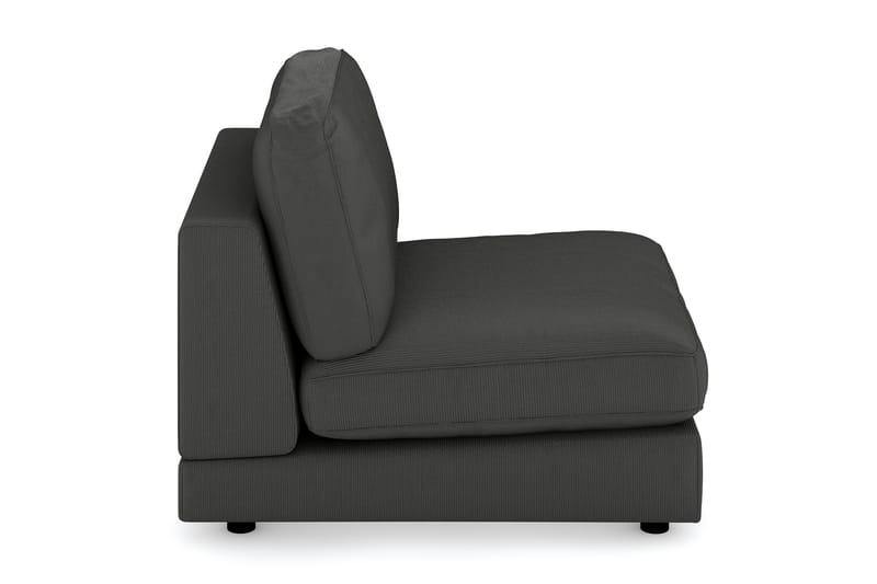 Arken 1-personers Midtermodul i Manchester 90 cm bred - Mørkegrå - Møbler - Sofaer - Modulsofaer - Midtermodul