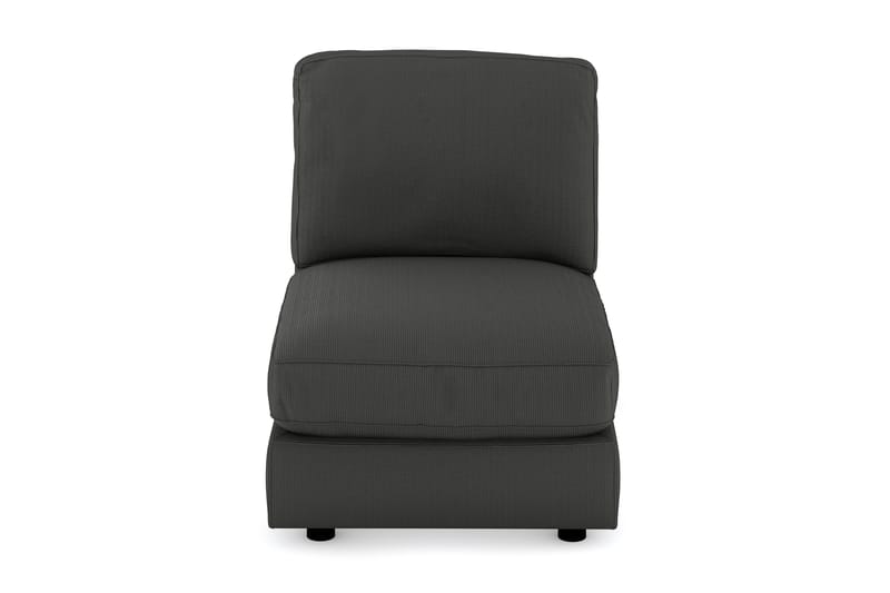 Arken 1-personers Midtermodul i Manchester 70 cm bred - Mørkegrå - Møbler - Sofaer - Modulsofaer - Midtermodul