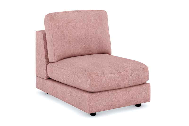Arken 1-personers Midtermodul i Stof 70 cm bred - Rosa - Møbler - Sofaer - Modulsofaer - Midtermodul