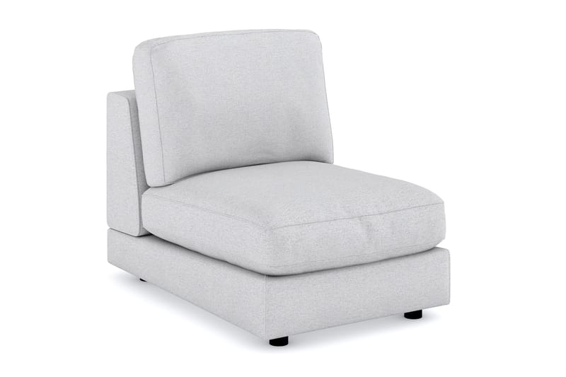 Arken 1-personers Midtermodul i Stof 70 cm bred - Lysegrå - Møbler - Sofaer - Modulsofaer - Midtermodul