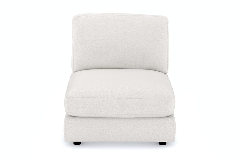 Arken 1-personers Midtermodul i Bouclé 90 cm bred - Hvid - Møbler - Sofaer - Modulsofaer - Midtermodul