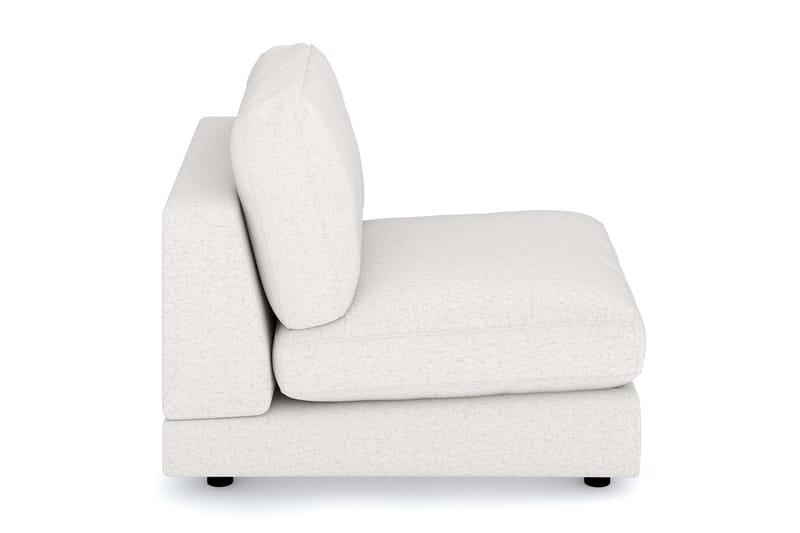 Arken 1-personers Midtermodul i Bouclé 90 cm bred - Hvid - Møbler - Sofaer - Modulsofaer - Midtermodul